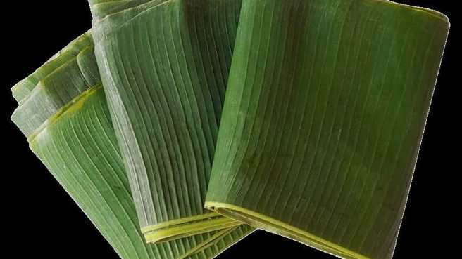 Banana leaves